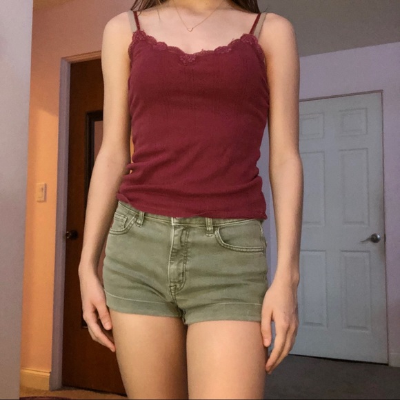 American Eagle Pinkish Red Tank Top XS - Picture 1 of 5